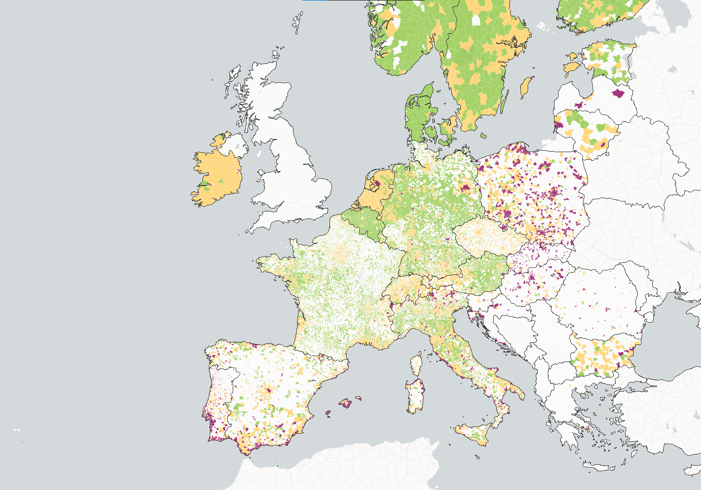 Mappa Affitti Europa