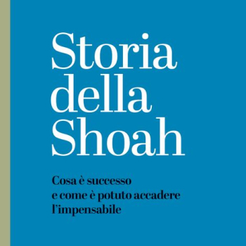 La copertina del libro Storia della shoah