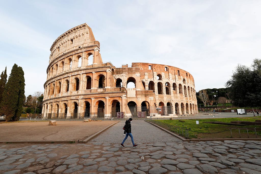 Roma deserta durante il lockdown - Storia del coronavirus